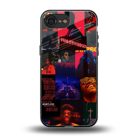 Heartless Vibes back phone cover | glass case for iphone 16e