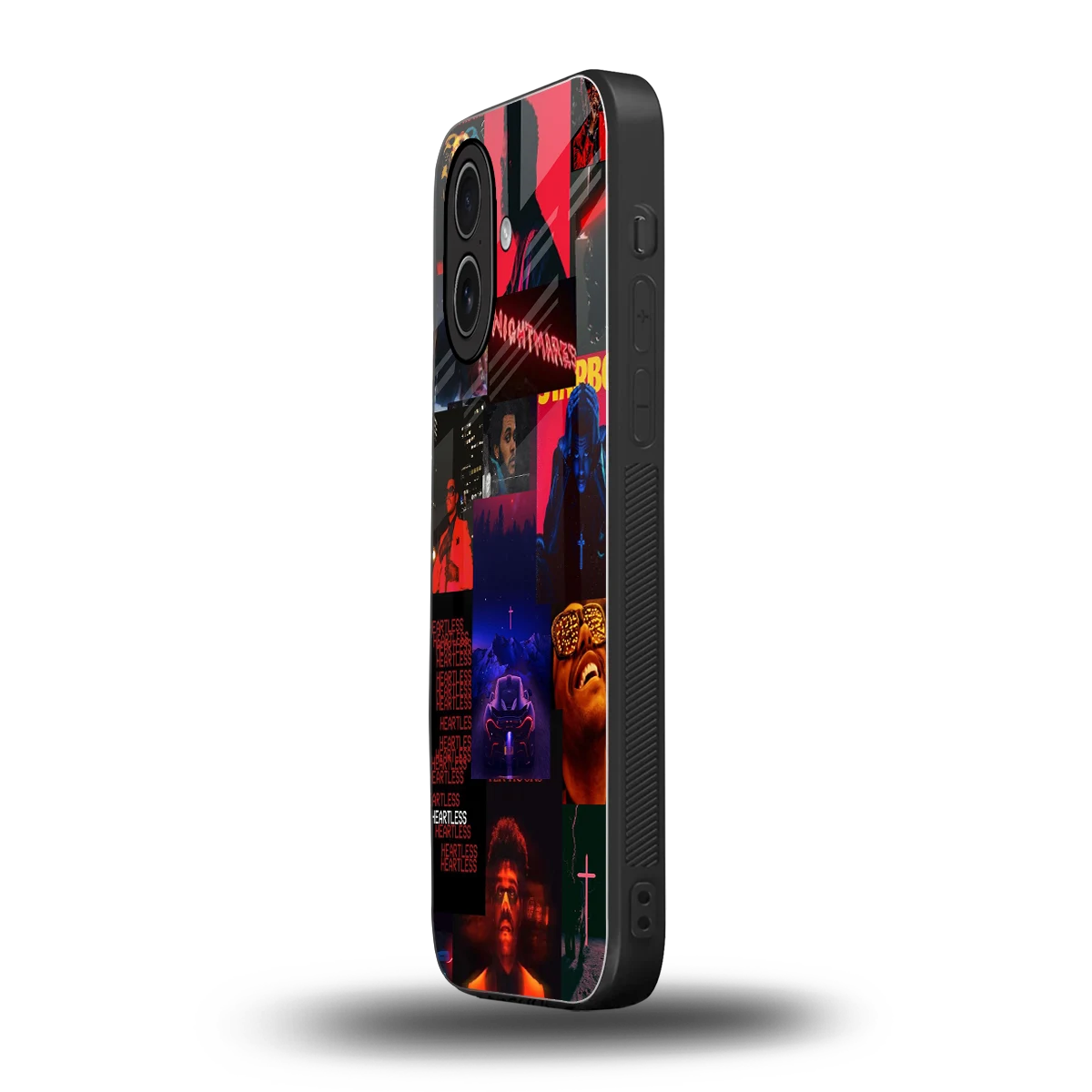 Heartless Vibes iphone 17 mobile cover | shockproof glass phone case