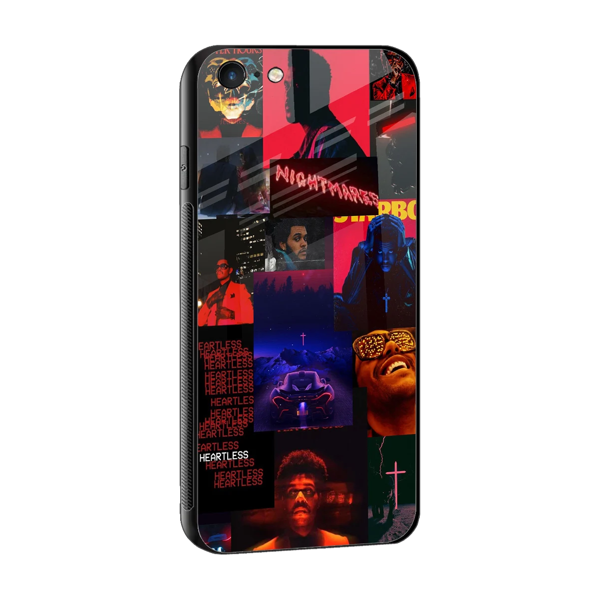 Heartless Vibes sleek iphone 6 cover with tempered glass back and TPU edges