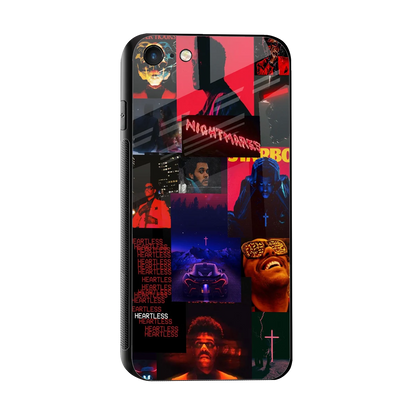 Heartless Vibes sleek iphone 7 cover with tempered glass back and TPU edges