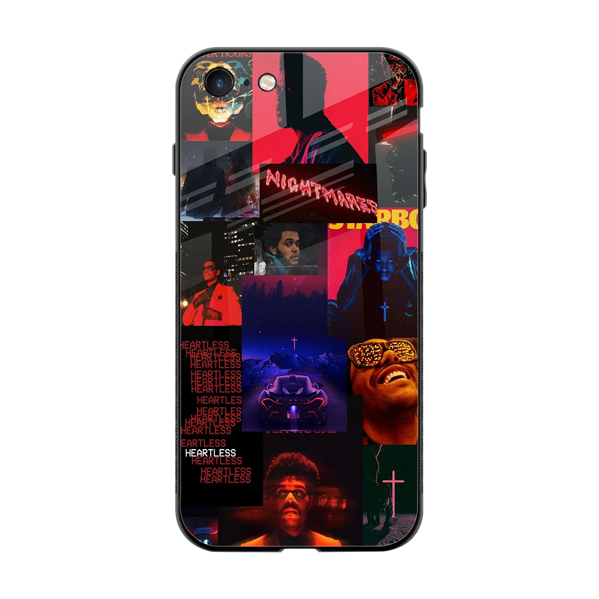 Heartless Vibes back phone cover | glass case for iphone 7