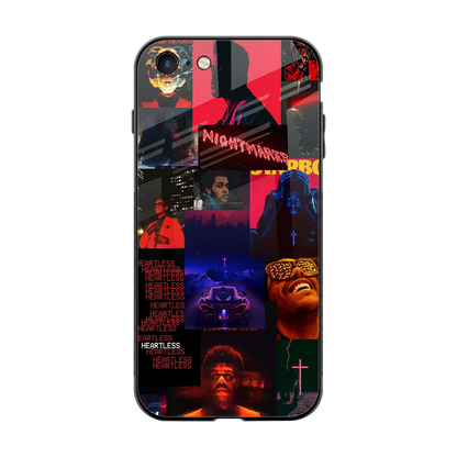 Heartless Vibes back phone cover | glass case for iphone 7