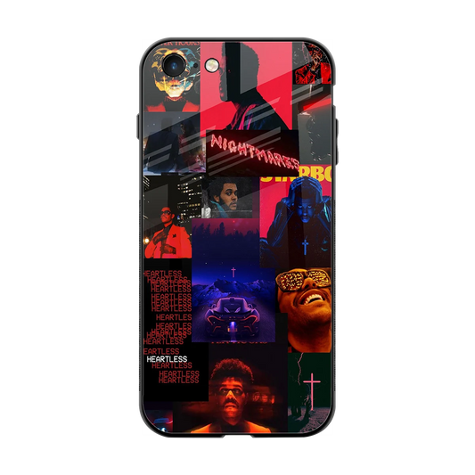 Heartless Vibes back phone cover | glass case for iphone 7