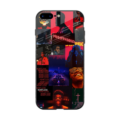 Heartless Vibes back phone cover | glass case for iphone 8 plus