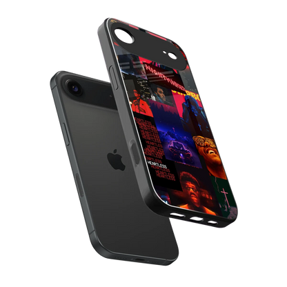 Heartless Vibes sleek iphone air cover with tempered glass back and TPU edges