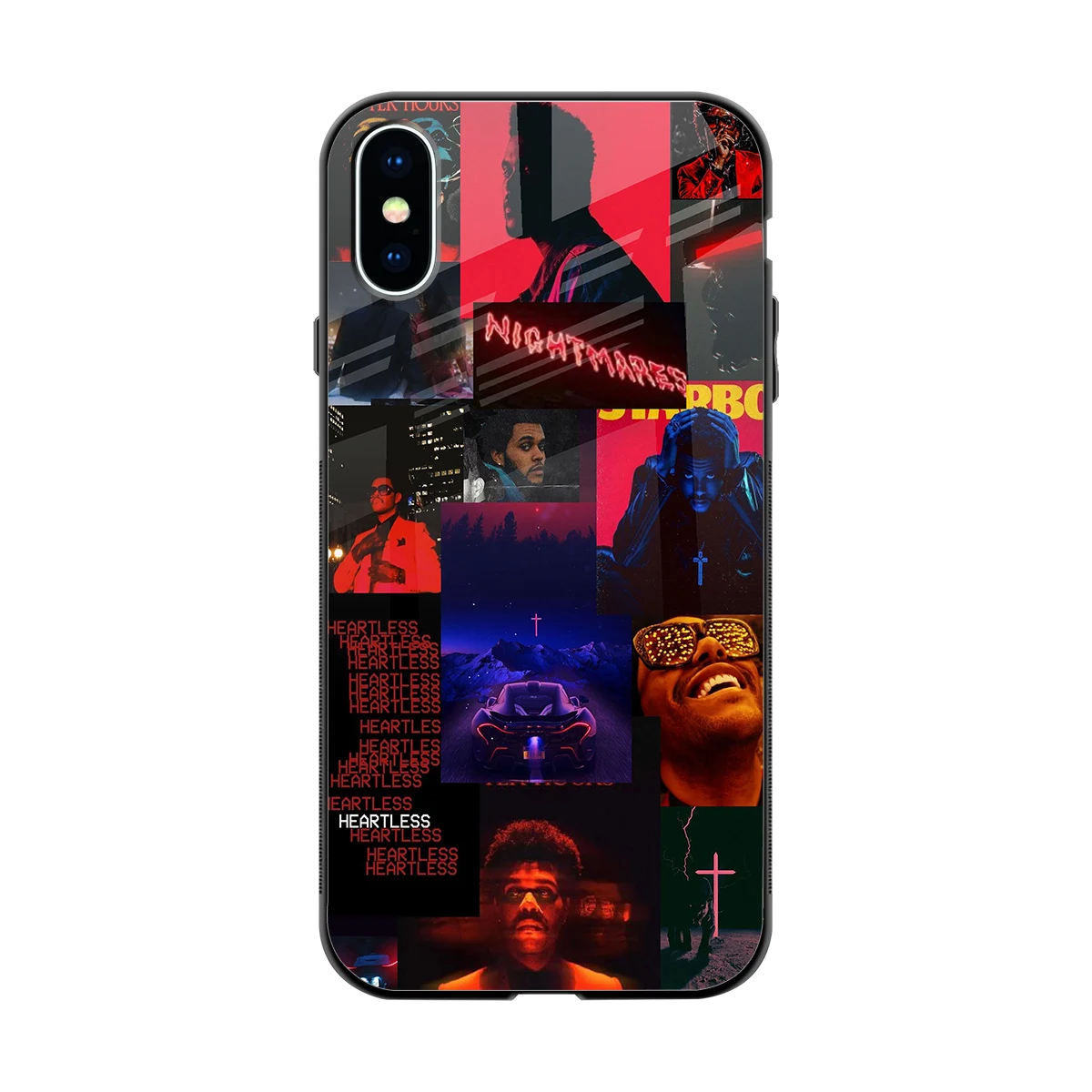 Heartless Vibes back phone cover | glass case for iphone xs