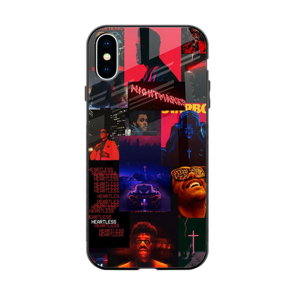 Heartless Vibes back phone cover | glass case for iphone xs