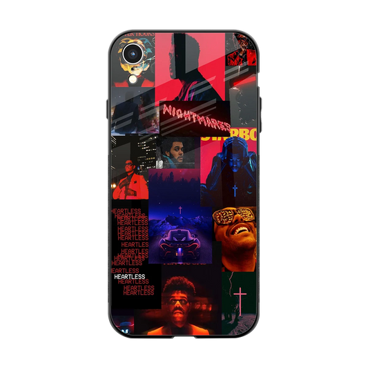 Heartless Vibes back phone cover | glass case for iphone xr