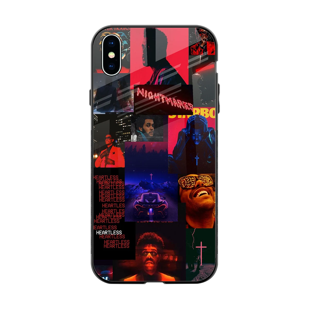 Heartless Vibes back phone cover | glass case for iphone xs max