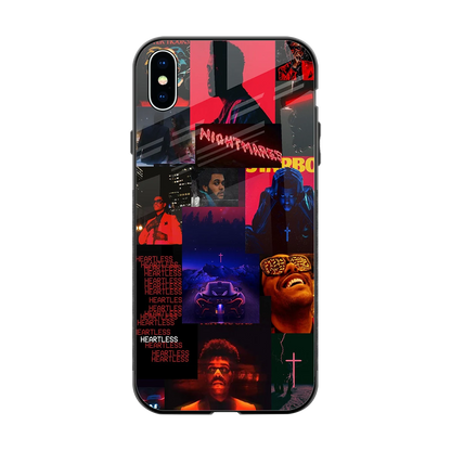 Heartless Vibes back phone cover | glass case for iphone xs max