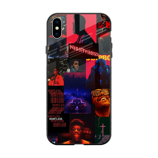 Heartless Vibes back phone cover | glass case for iphone xs max