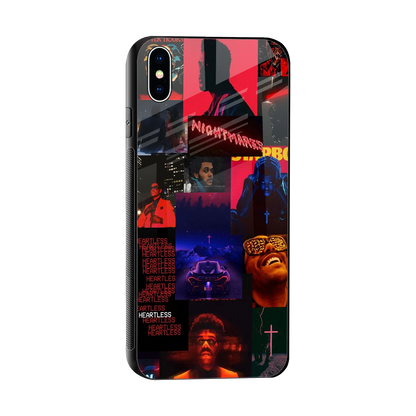 Heartless Vibes sleek iphone xs max cover with tempered glass back and TPU edges