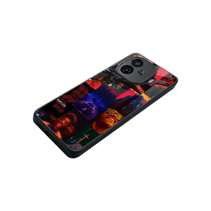 Heartless Vibes stylish phone case for iqoo neo 10r 5g | glossy glass and slim fit