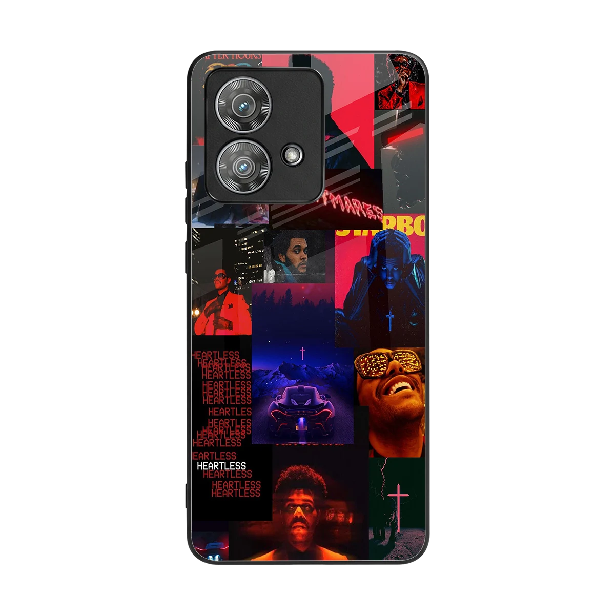Heartless Vibes back phone cover | glass case for motorola edge 40 neo 5g