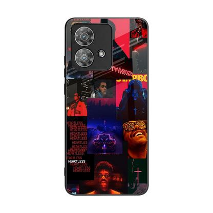 Heartless Vibes back phone cover | glass case for motorola edge 40 neo 5g