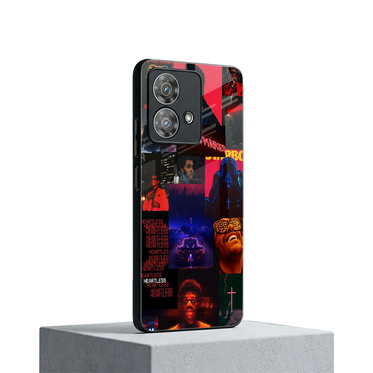 Heartless Vibes motorola edge 40 neo 5g mobile cover | shockproof glass phone case