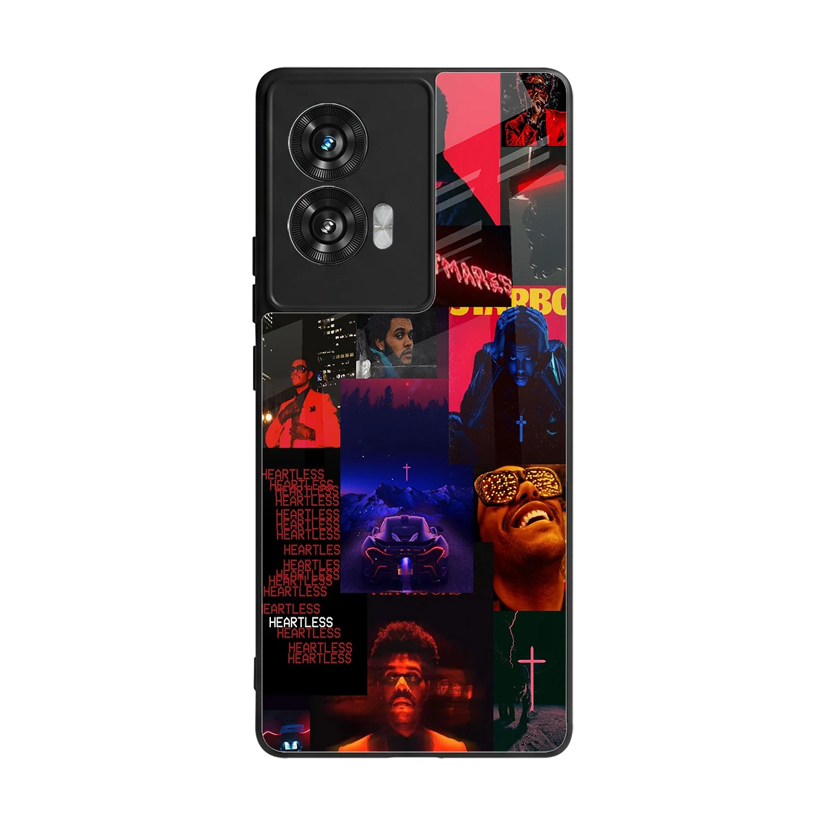 Heartless Vibes back phone cover | glass case for motorola edge 50 fusion