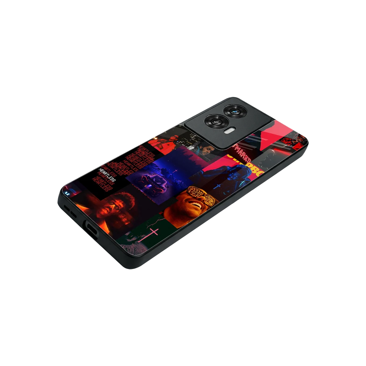 Heartless Vibes stylish phone case for motorola edge 50 fusion | glossy glass and slim fit