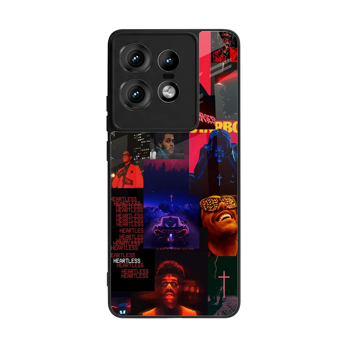Heartless Vibes back phone cover | glass case for motorola edge 50 pro