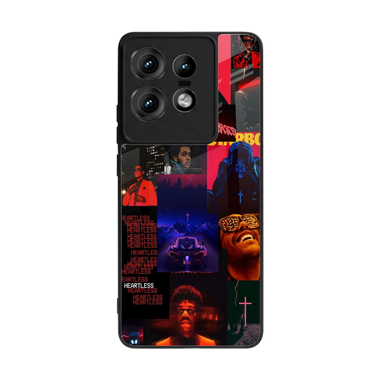 Heartless Vibes back phone cover | glass case for motorola edge 50 pro