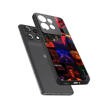 Heartless Vibes sleek motorola edge 50 pro cover with tempered glass back and TPU edges