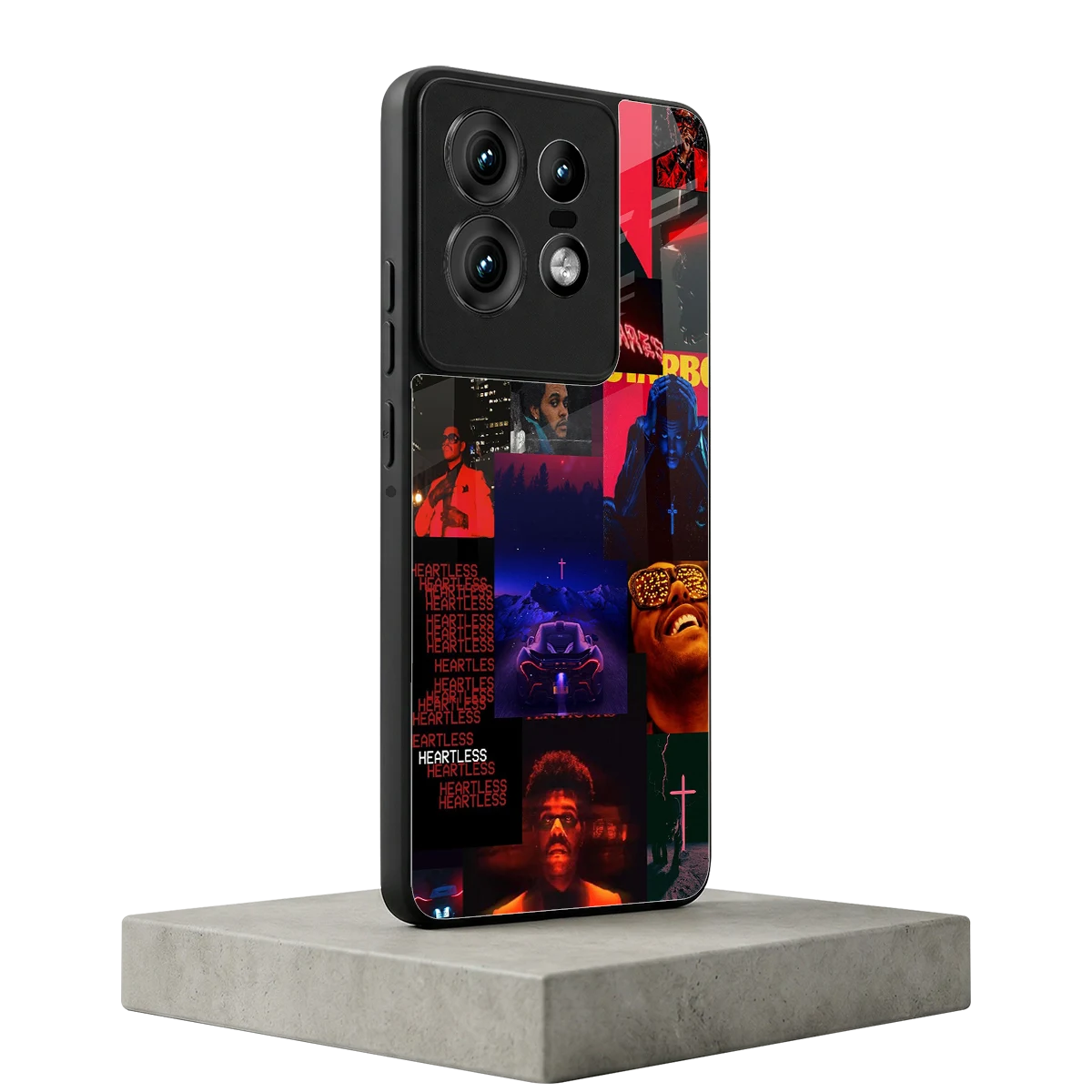 Heartless Vibes motorola edge 50 pro mobile cover | shockproof glass phone case