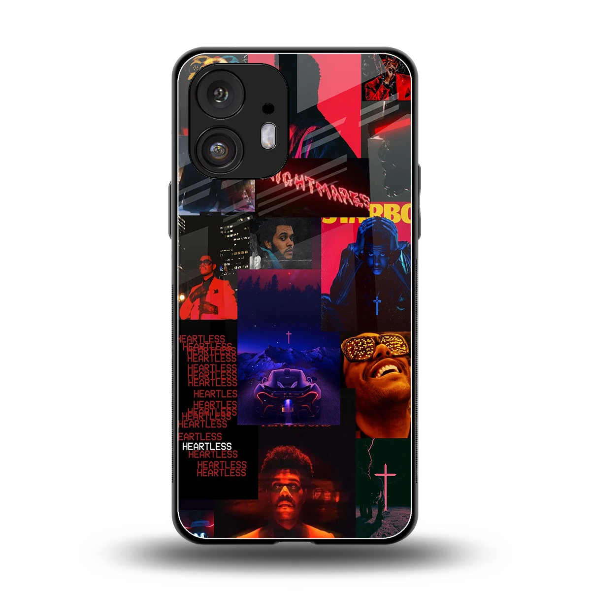 Heartless Vibes back phone cover | glass case for nothing phone 2