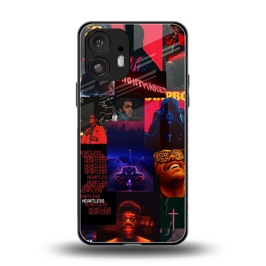 Heartless Vibes back phone cover | glass case for nothing phone 2