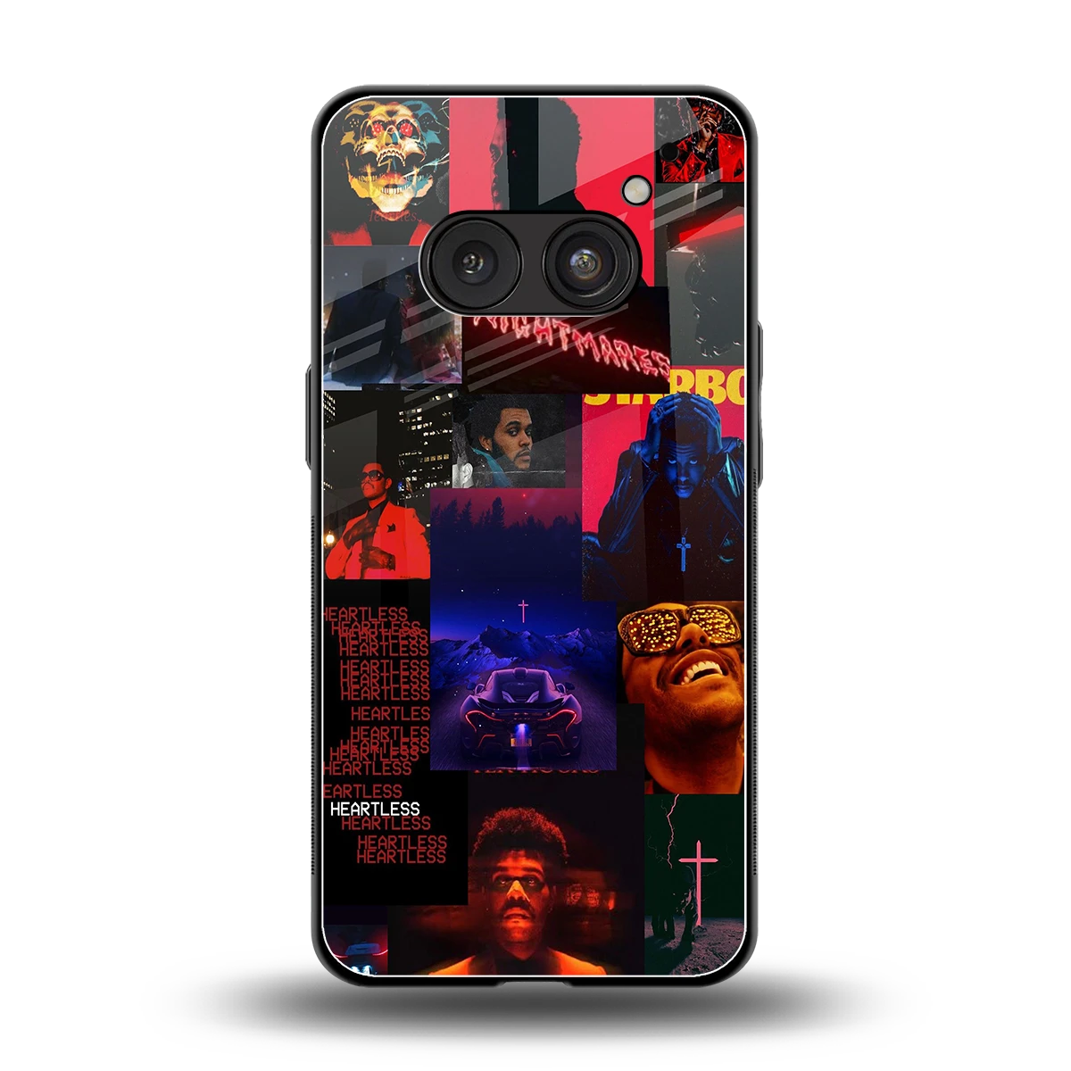 Heartless Vibes back phone cover | glass case for nothing phone 2a plus