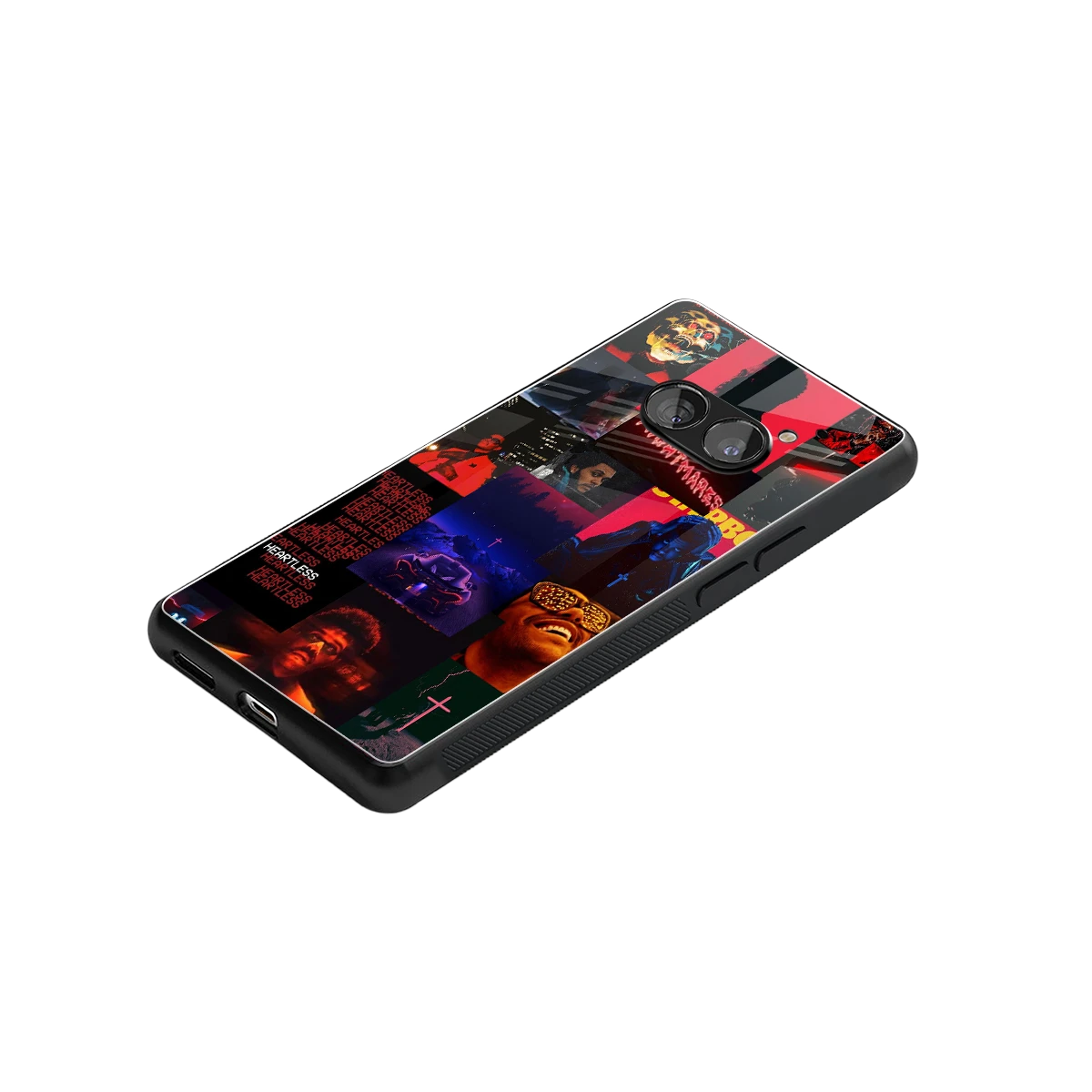 Heartless Vibes stylish phone case for nothing phone 2a | glossy glass and slim fit