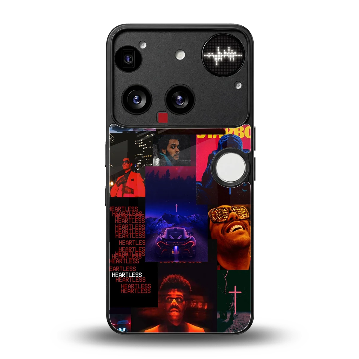 Heartless Vibes back phone cover | glass case for nothing phone 3