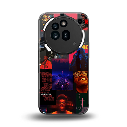 Heartless Vibes back phone cover | glass case for nothing phone 3a pro
