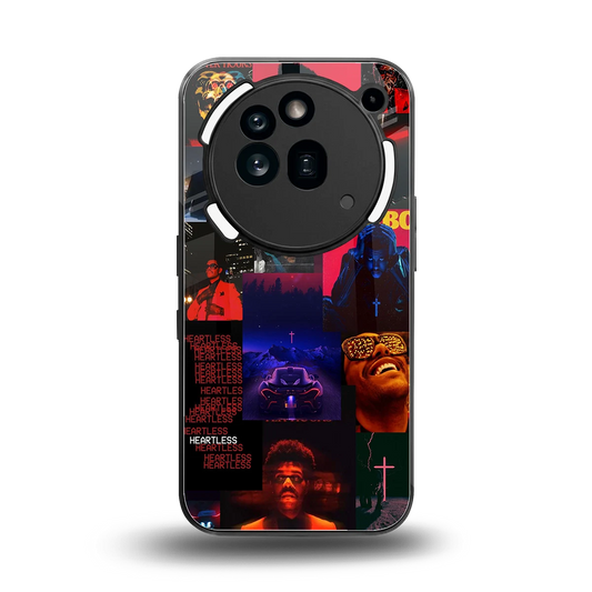 Heartless Vibes back phone cover | glass case for nothing phone 3a pro