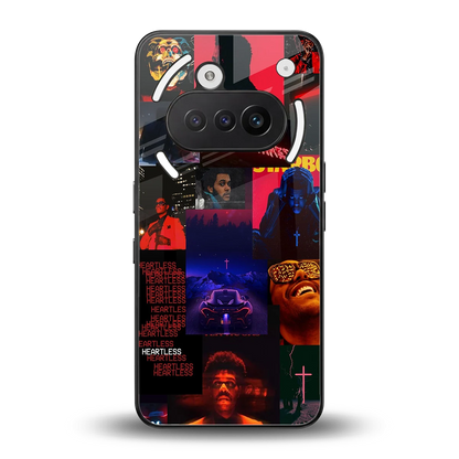 Heartless Vibes back phone cover | glass case for nothing phone 3a