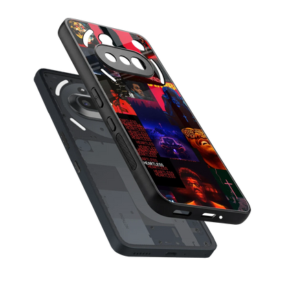 Heartless Vibes sleek nothing phone 3a cover with tempered glass back and TPU edges