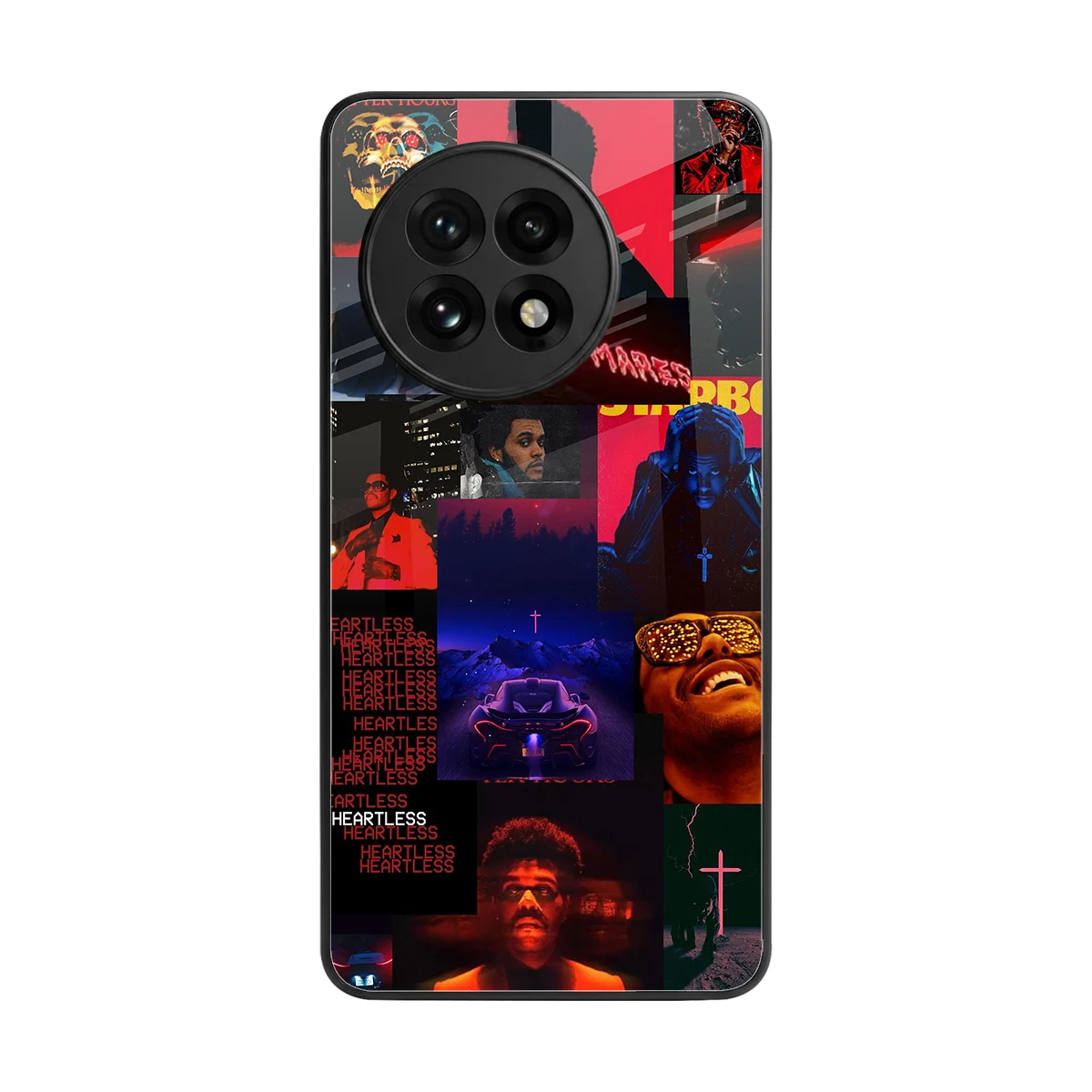 Heartless Vibes back phone cover | glass case for oneplus 13r