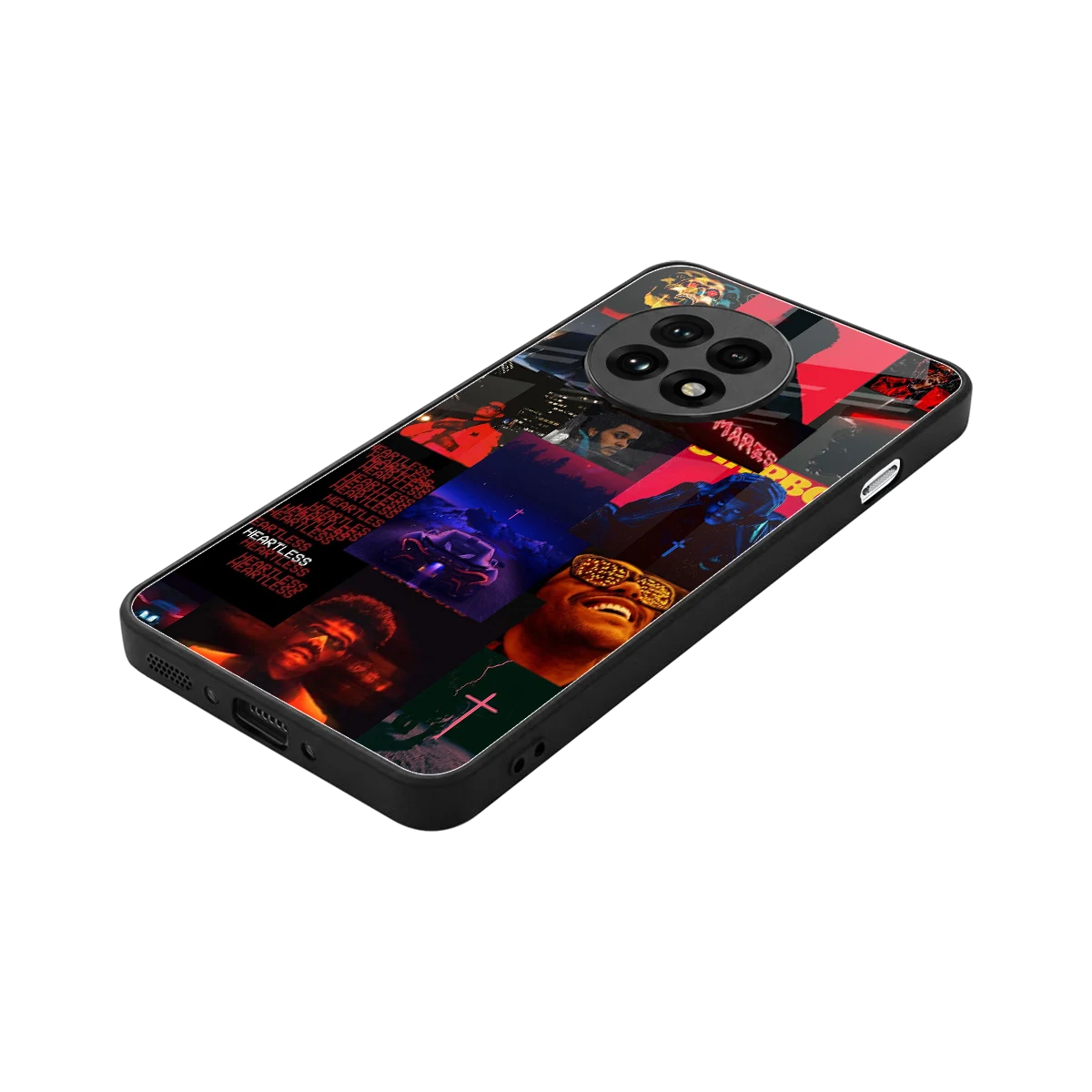 Heartless Vibes stylish phone case for oneplus 13r | glossy glass and slim fit