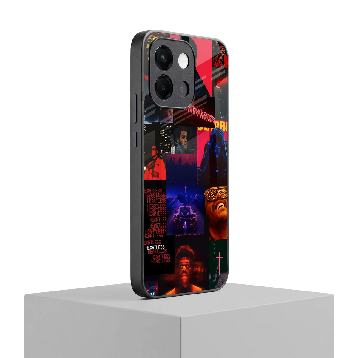 Heartless Vibes oneplus 13s mobile cover | shockproof glass phone case