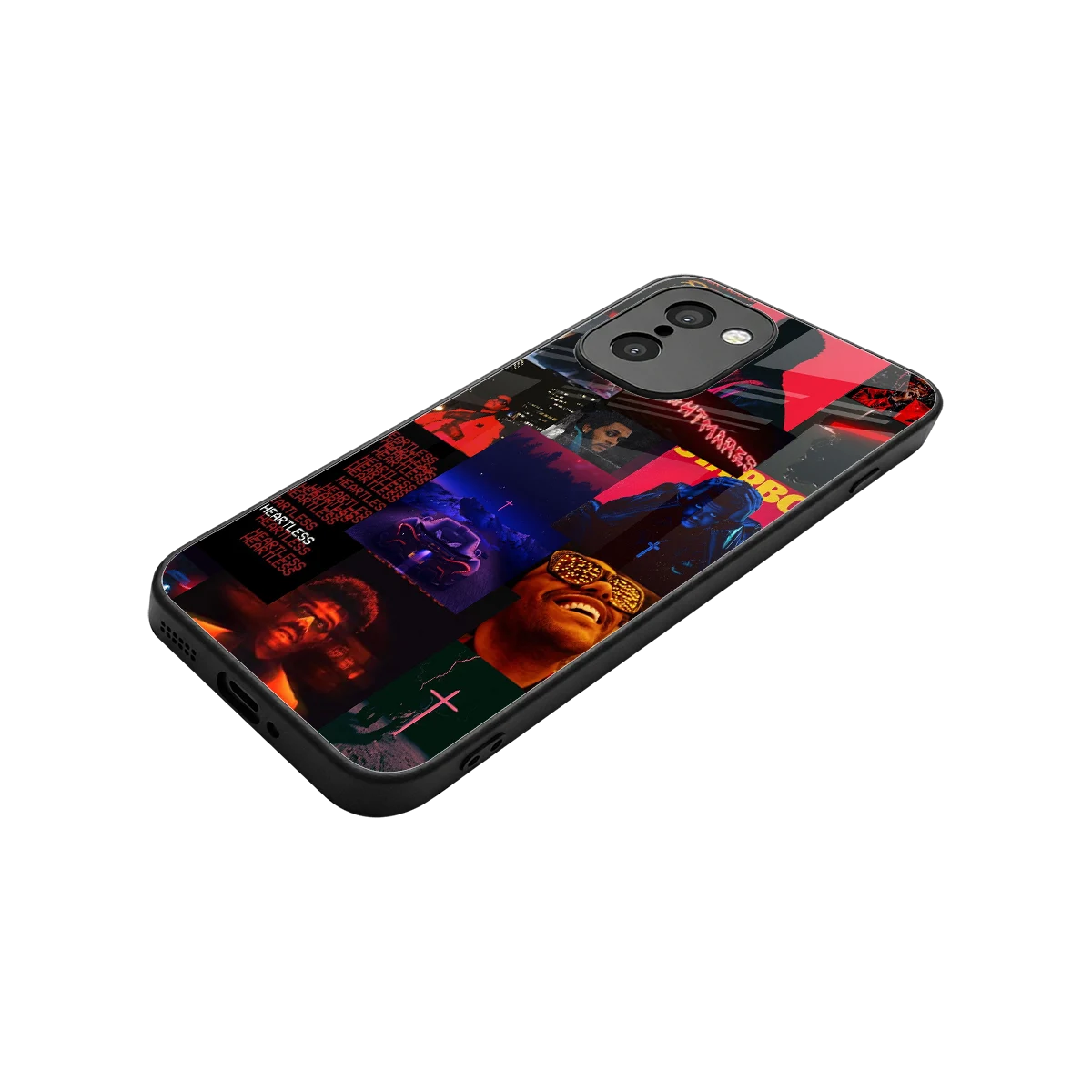 Heartless Vibes stylish phone case for oneplus 15r | glossy glass and slim fit