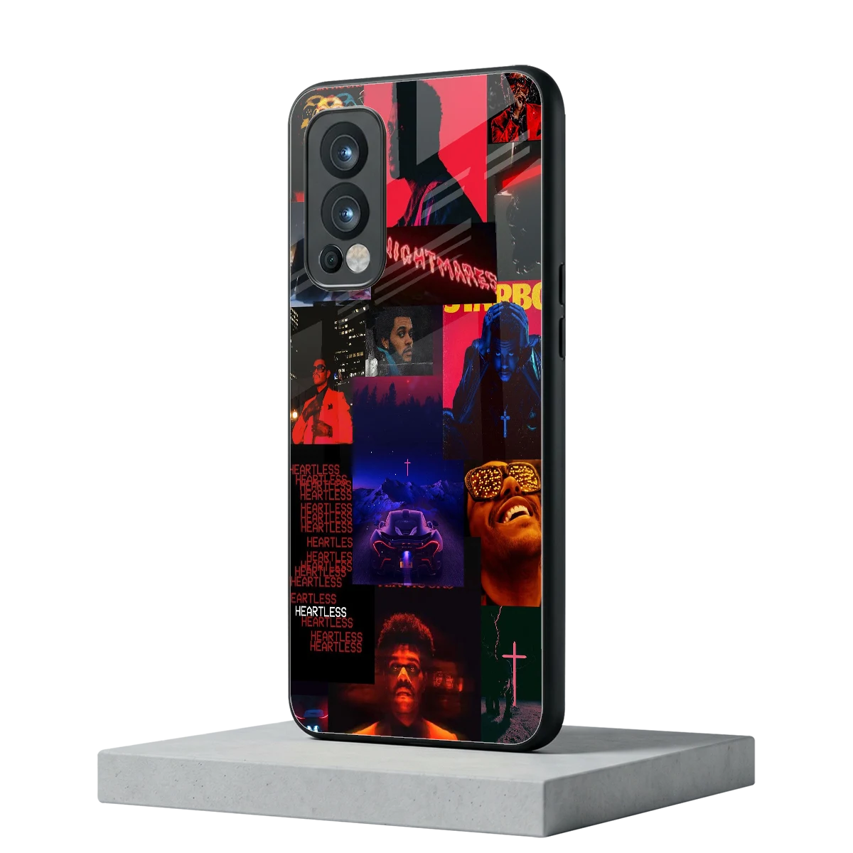 Heartless Vibes oneplus nord 2 mobile cover | shockproof glass phone case