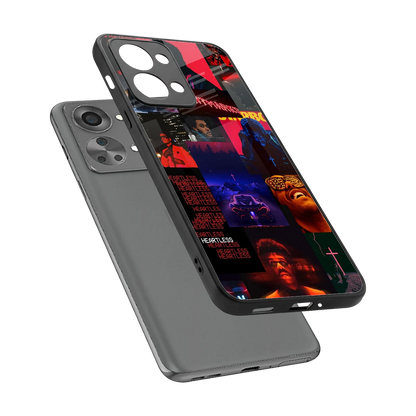 Heartless Vibes sleek oneplus nord 2t cover with tempered glass back and TPU edges