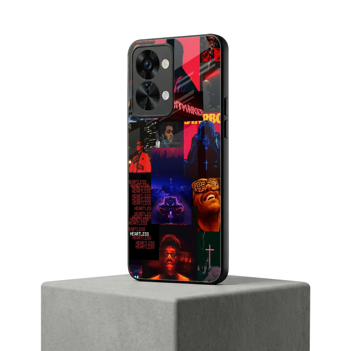 Heartless Vibes oneplus nord 2t mobile cover | shockproof glass phone case