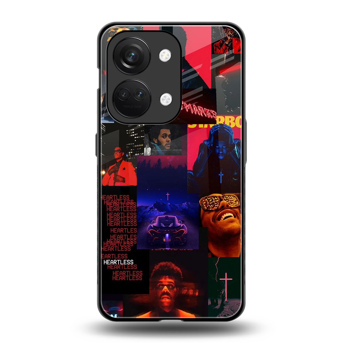 Heartless Vibes back phone cover | glass case for oneplus nord 3