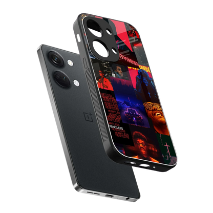 Heartless Vibes sleek oneplus nord 3 cover with tempered glass back and TPU edges