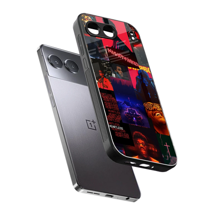 Heartless Vibes sleek oneplus nord 4 cover with tempered glass back and TPU edges