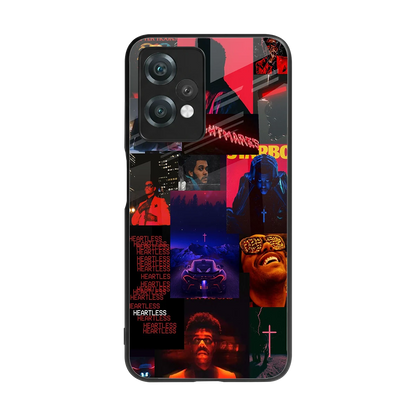 Heartless Vibes back phone cover | glass case for oneplus nord ce 2 lite