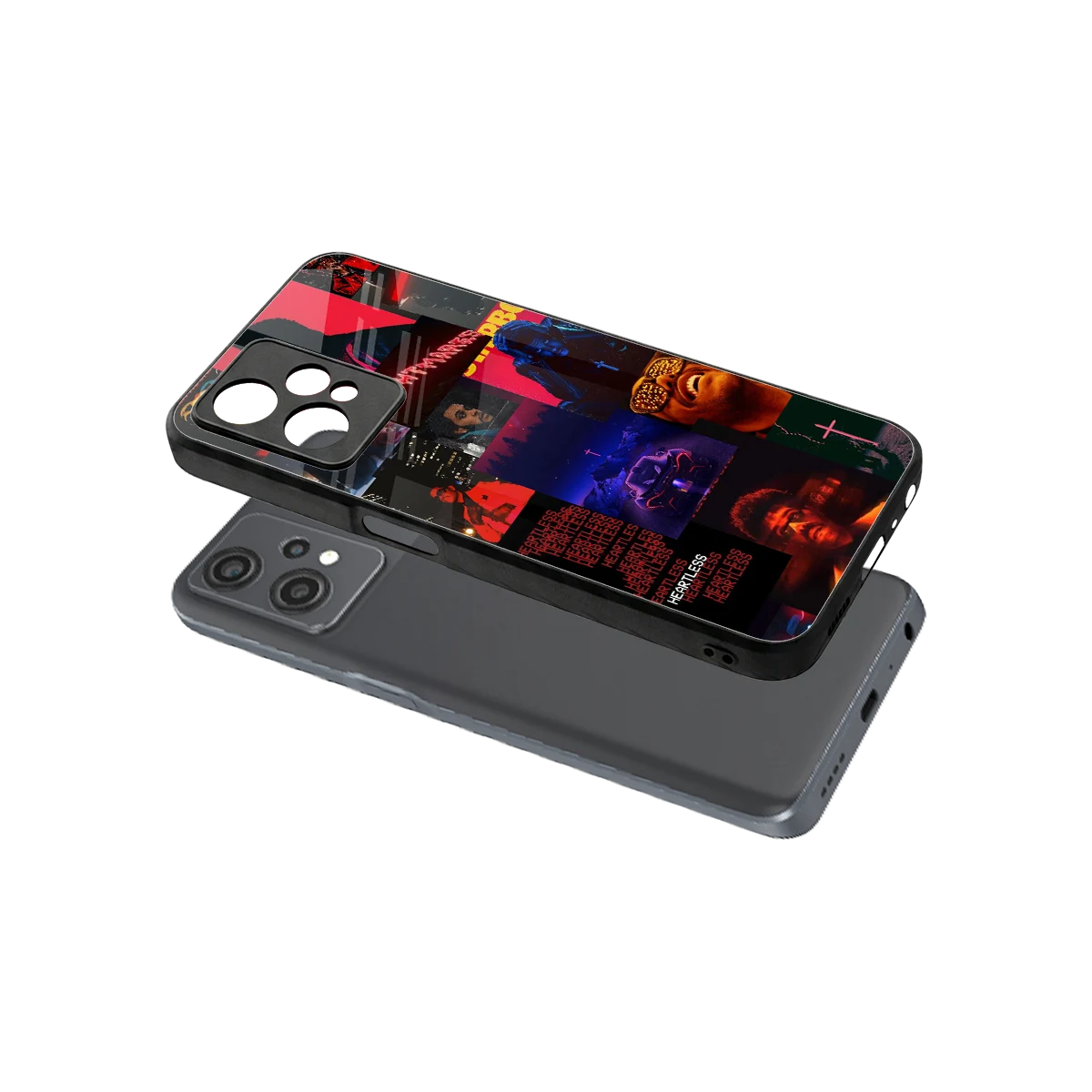 Heartless Vibes sleek oneplus nord ce 2 lite cover with tempered glass back and TPU edges