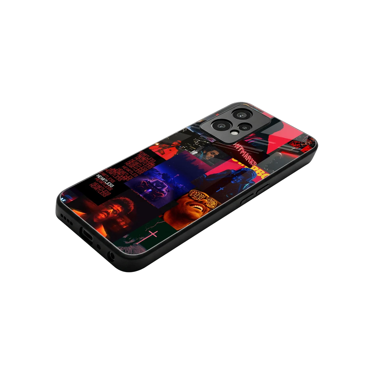 Heartless Vibes stylish phone case for oneplus nord ce 2 lite | glossy glass and slim fit