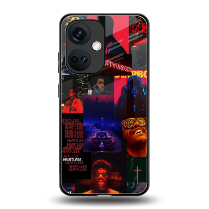 Heartless Vibes back phone cover | glass case for oneplus nord ce 3