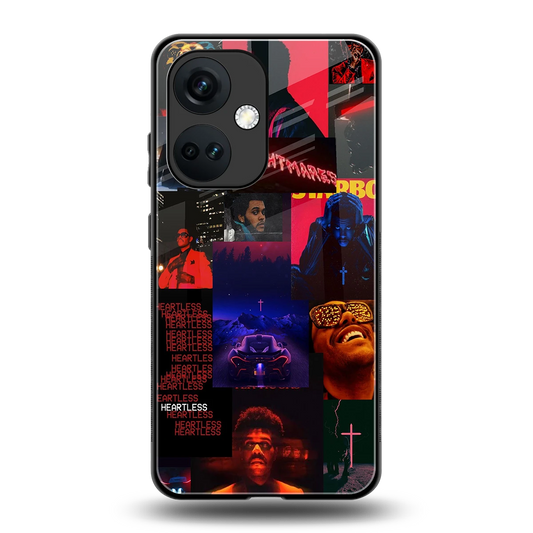 Heartless Vibes back phone cover | glass case for oneplus nord ce 3
